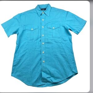 Ralph Lauren Light Blue Men's Linen Shirt